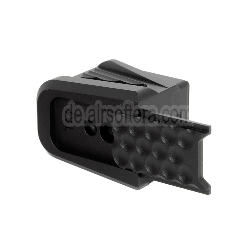 5KU CNC Aluminum Magazin Erweiterungspad Geeignet für Tokyo Marui G17 G18C G-Serie GBB Pistolen Magazin