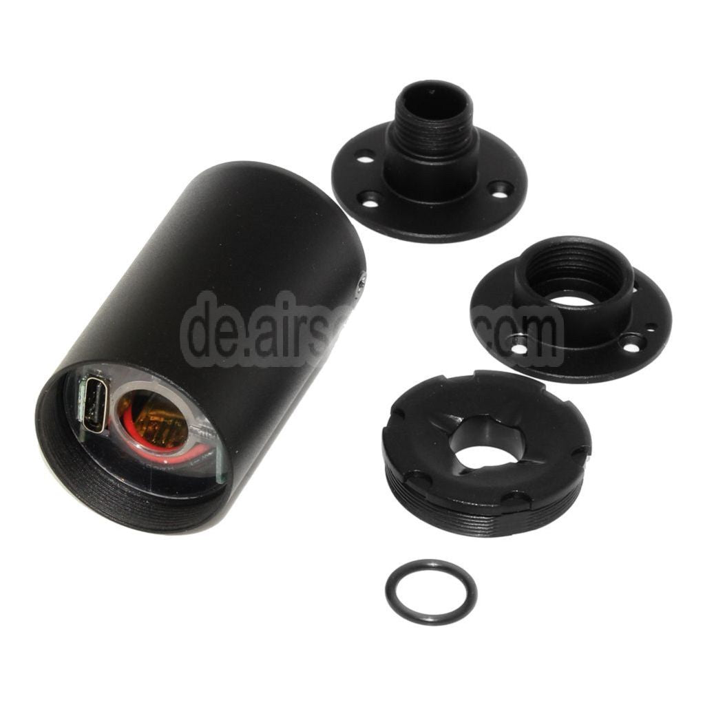 CYMA Eingebaut USB Typ-C Wiederaufladbar Kompakt Tracer -14mm CCW Gegen den Uhrzeigersinn / +11mm CW Rechtsgewinde Gewinde Adapter