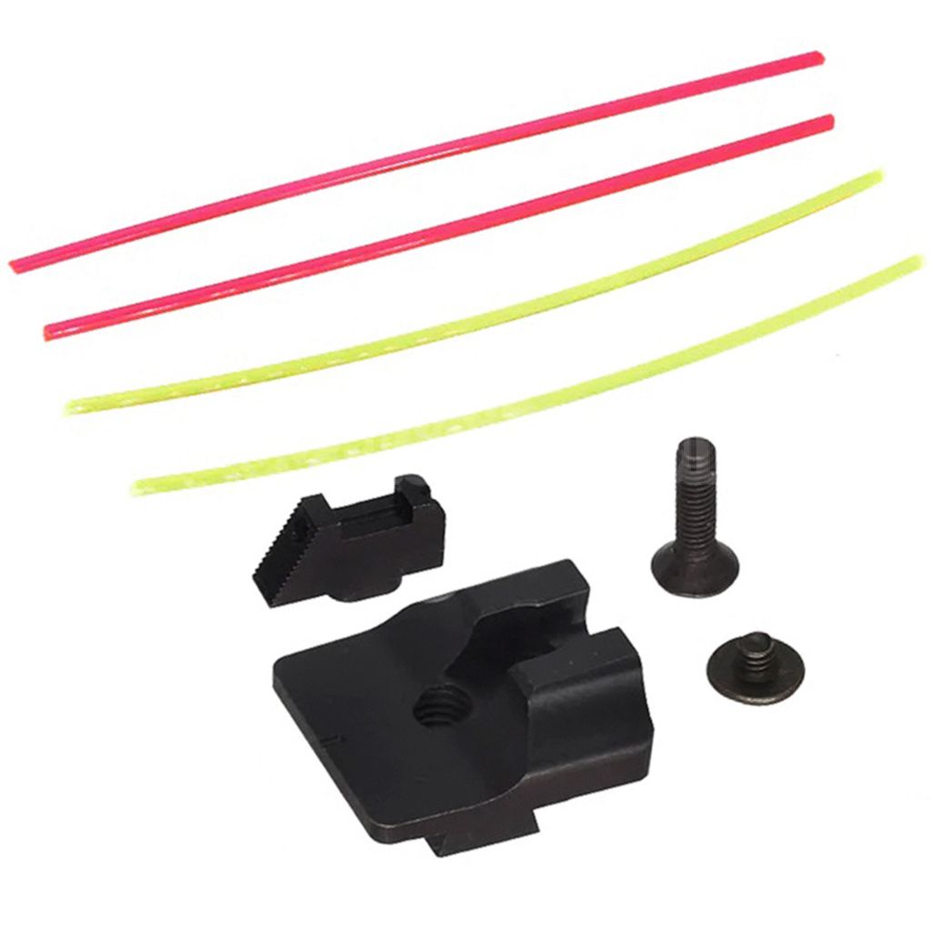 Guns Modify GM CNC Stahl W-Stil Fiberglasvisier Set Geeignet für Guns Modify WE(WE-TECH) Tokyo Marui G-Serie GBB Pistolen Airsoft
