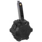 WE (WE-TECH) 350rd Gas Trommelmagazin Geeignet für G17 G18C G-Serie GBB Pistolen Airsoft Black