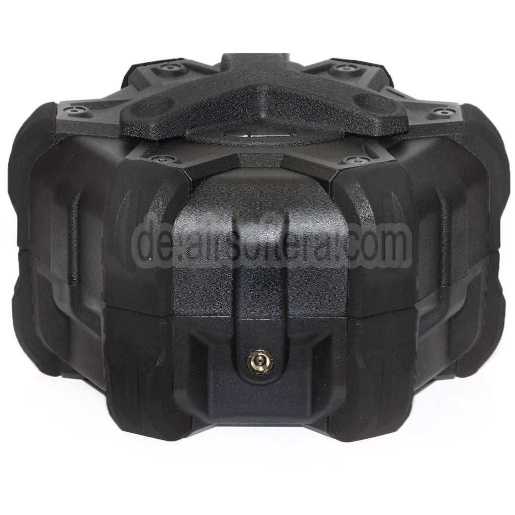 WE (WE-TECH) 350rd Gas Trommelmagazin Geeignet für G17 G18C G-Serie GBB Pistolen Airsoft Black