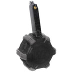 WE (WE-TECH) 350rd Gas Trommelmagazin Geeignet für G17 G18C G-Serie GBB Pistolen Airsoft Black