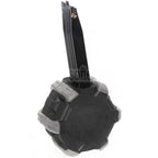 WE (WE-TECH) 350rd Gas Trommelmagazin Geeignet für Hi-Capa GBB Pistolen Airsoft Black