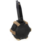 WE (WE-TECH) 350rd Gas Trommelmagazin Geeignet für Hi-Capa GBB Pistolen Airsoft Black