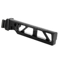 5KU Aluminium 6-Positions Skeleton ST-6 Klappschaftrohr mit Adapter Geeignet für D-Boys GHK LCT CYMA AKS74 AK-105 Serie AEG GBB Gewehre Airsoft Schwarz