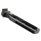 5KU Aluminium 6-Positions Skeleton ST-6 Klappschaftrohr mit Adapter Geeignet für E&L AKS74 AK-105 Serie AEG GBB Gewehre Airsoft Schwarz