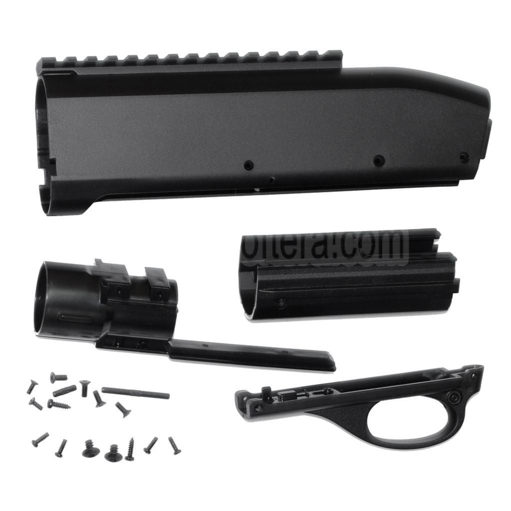 CYMA Original Ersatz Polymer Empfänger Geeignet für CYMA M870 Spring Action Schrotflinte Airsoft Schwarz