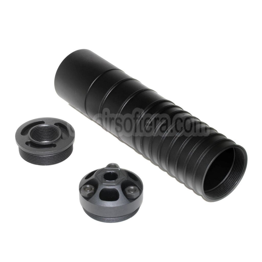 5KU 210mm DTKP Hexagon Mock Schalldämpfer Typ-2 +24mm CW im Uhrzeigersinn Gewinde