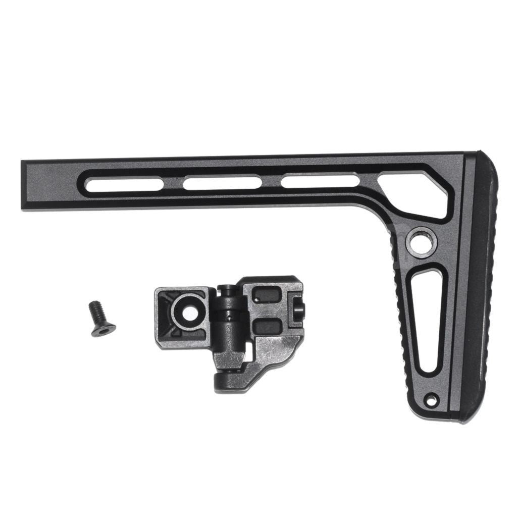 5KU 205mm Minimalist Plus Klappschaft Geeignet für MCX / MPX M1913 Interface Gewehre Airsoft Schwarz