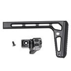 5KU 205mm Minimalist Plus Klappschaft Geeignet für MCX / MPX M1913 Interface Gewehre Airsoft Schwarz