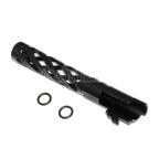 5KU 5 Zoll 123/127mm CNC Tornado Spiral Hollow Äußerer Lauf +11mm CW im Uhrzeigersinn Geeignet für Armorer Works AW WE-TECH Tokyo Marui Hi-Capa 5.1 GBB Pistolen Airsoft