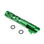 5KU 4.3 Zoll 106mm/110mm CNC Tornado Spiral Hollow Äußerer Lauf +11mm CW im Uhrzeigersinn Geeignet für Tokyo Marui Hi-Capa 4.3 GBB Pistolen Airsoft