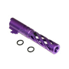 5KU 4.3 Zoll 106mm/110mm CNC Tornado Spiral Hollow Äußerer Lauf +11mm CW im Uhrzeigersinn Geeignet für Tokyo Marui Hi-Capa 4.3 GBB Pistolen Airsoft