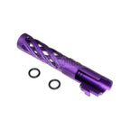 5KU 4.3 Zoll 106mm/110mm CNC Tornado Spiral Hollow Äußerer Lauf +11mm CW im Uhrzeigersinn Geeignet für Tokyo Marui Hi-Capa 4.3 GBB Pistolen Airsoft
