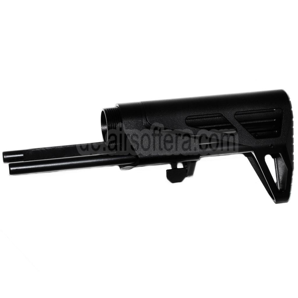 5KU 5-Position MDX Einziehbarer CQB Schaft Geeignet für VFC GHK WA M4 Serie GBB Gewehre Airsoft Schwarz