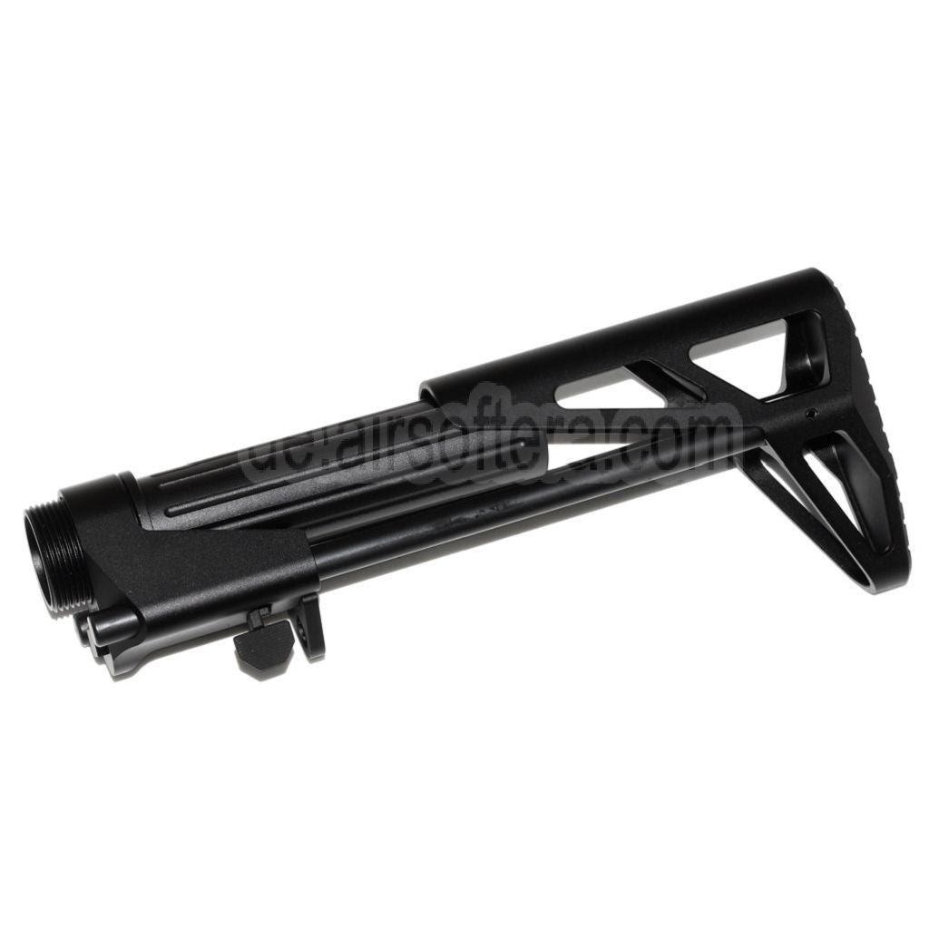 5KU 5-Position MDX Einziehbarer CQB Schaft Geeignet für VFC GHK WA M4 Serie GBB Gewehre Airsoft Schwarz