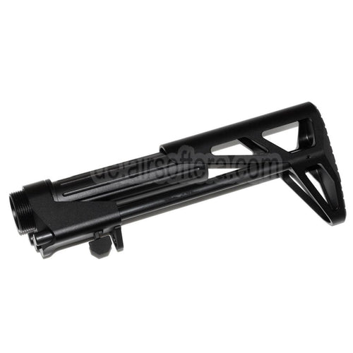 5KU 5-Position MDX Einziehbarer CQB Schaft Geeignet für VFC GHK WA M4 Serie GBB Gewehre Airsoft Schwarz