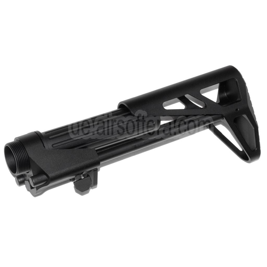 5KU 5-Position MDX Einziehbarer CQB Schaft Geeignet für Tokyo Marui MWS M4 Serie GBB Gewehre Airsoft Schwarz