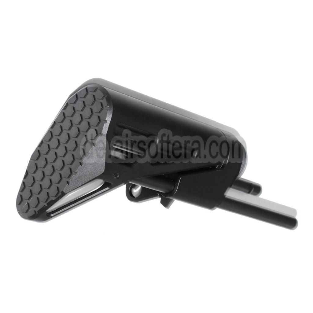 5KU 5-Position MDX Einziehbarer CQB Schaft Geeignet für Tokyo Marui MWS M4 Serie GBB Gewehre Airsoft Schwarz