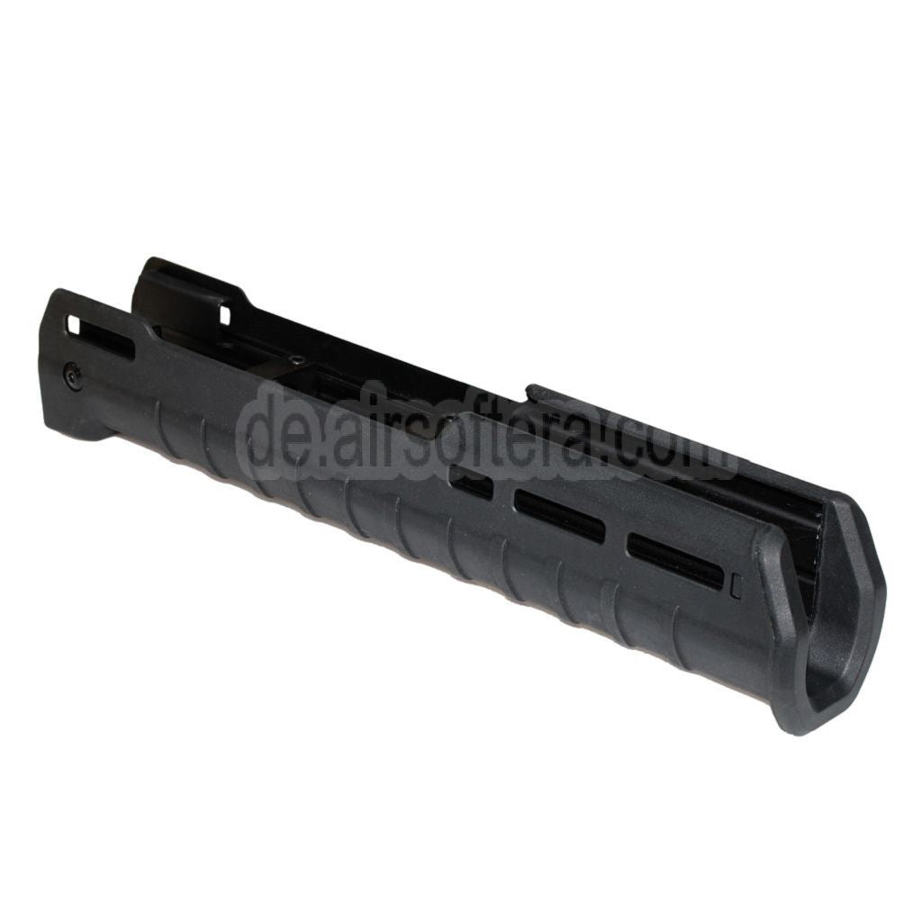 CYMA 297mm Polymer ZHUKOV Stil AKM M-LOK Unteres Handschutz system Geeignet für CYMA CM077 AK Zhukov Serie AEG Gewehre Airsoft Schwarz