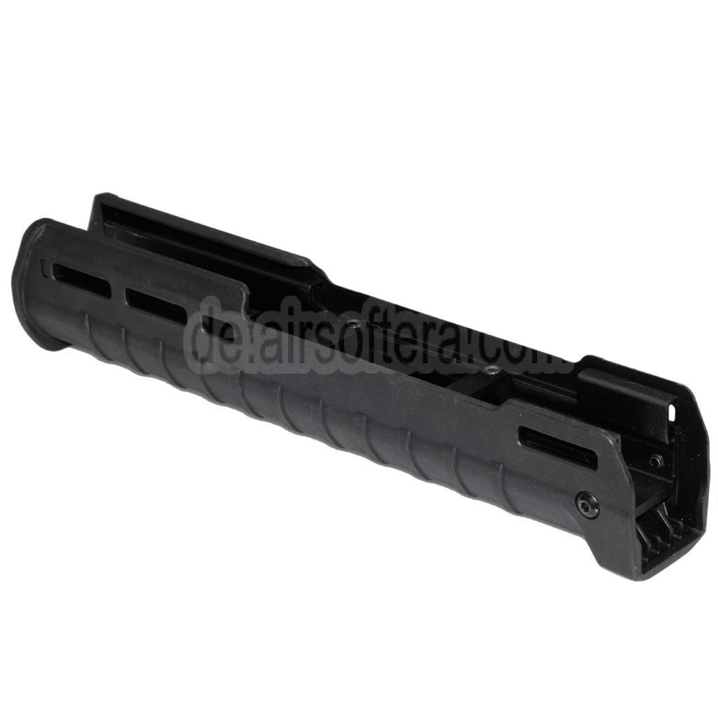 CYMA 297mm Polymer ZHUKOV Stil AKM M-LOK Unteres Handschutz system Geeignet für CYMA CM077 AK Zhukov Serie AEG Gewehre Airsoft Schwarz