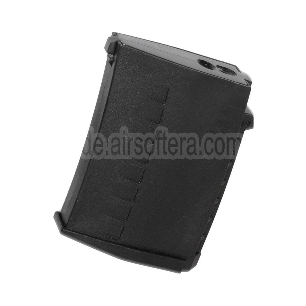 CYMA 100rd Polymer Mid-Cap Magazin Geeignet für Real Sword RS / S&T / CYMA / Tokyo Marui SVD Dragunov Serie AEG Scharfschützengewehre Airsoft Schwarz
