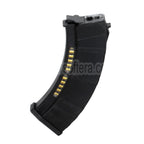 CYMA 600rd Polymer Hi-Cap Magazin mit Dummy Display Geeignet für AK Serie AEG Gewehre Airsoft Schwarz