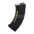 CYMA 220rd Polymer Mid-Cap Magazin mit Dummy Display Geeignet für AK Serie AEG Gewehre Airsoft Schwarz