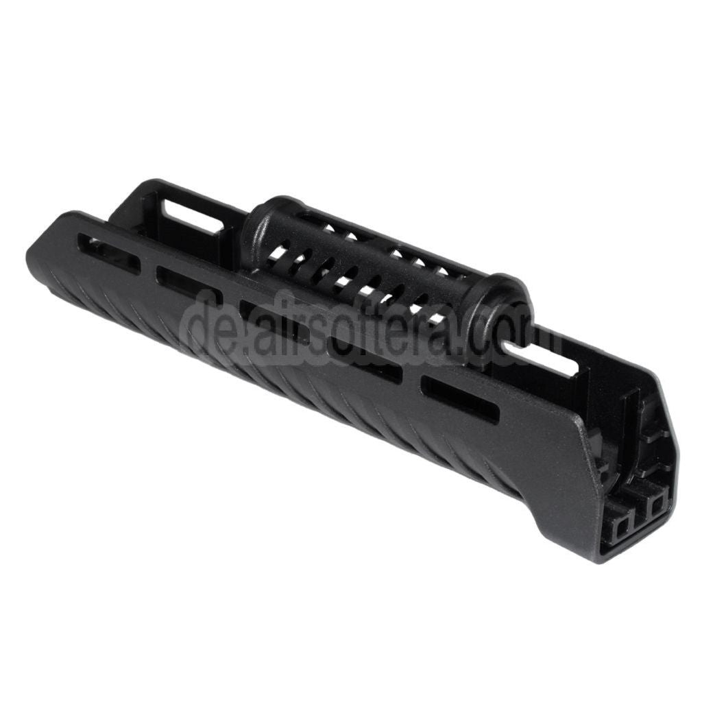CYMA 110mm/265mm Polymer ZHUKOV Stil AKM M-LOK Oberes unteres Handschutz system Geeignet für CYMA AK Serie AEG Gewehre Airsoft Schwarz