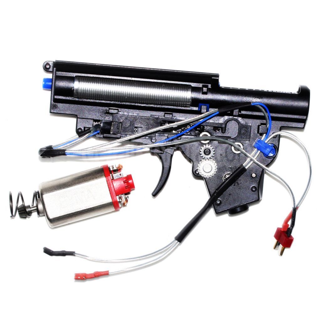 CYMA Platinum Serie komplett QD Version 3 V3 Getriebe mit Neodym Magnet Hochgeschwindigkeitsmotor Geeignet für CYMA Platinum Serie AK Alfa Serie AEG Gewehre Airsoft
