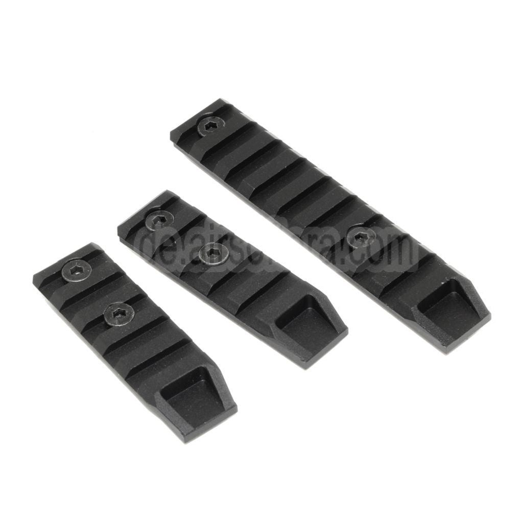 CYMA 3pcs Schienenabschnittssatz (9-Slots x1  5-Slots x2) Geeignet für M-Lok System