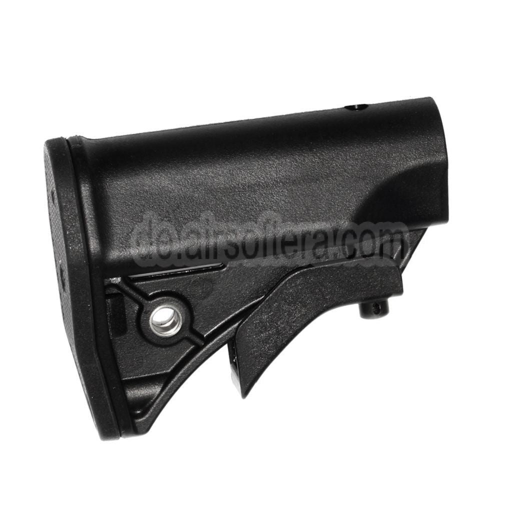 CYMA LWRCI Stil Kompakter einziehbarer Schaft Geeignet für M4 M16 CYMA CM041H MP5 AEG Gewehre Airsoft Schwarz