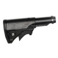 CYMA LWRCI Stil Kompakter einziehbarer Schaft mit Schaftrohr Geeignet für Platinum Serie MP5 AEG Gewehre Airsoft Schwarz