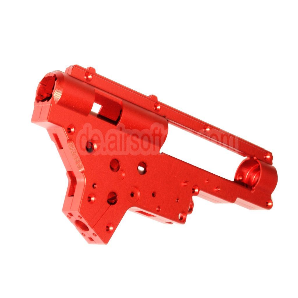 CYMA CNC Aluminum 8mm QD Getriebegehäuse Geeignet für CYMA Platinum Serie SR25 QBS Serie AEG Gewehre Airsoft Rot