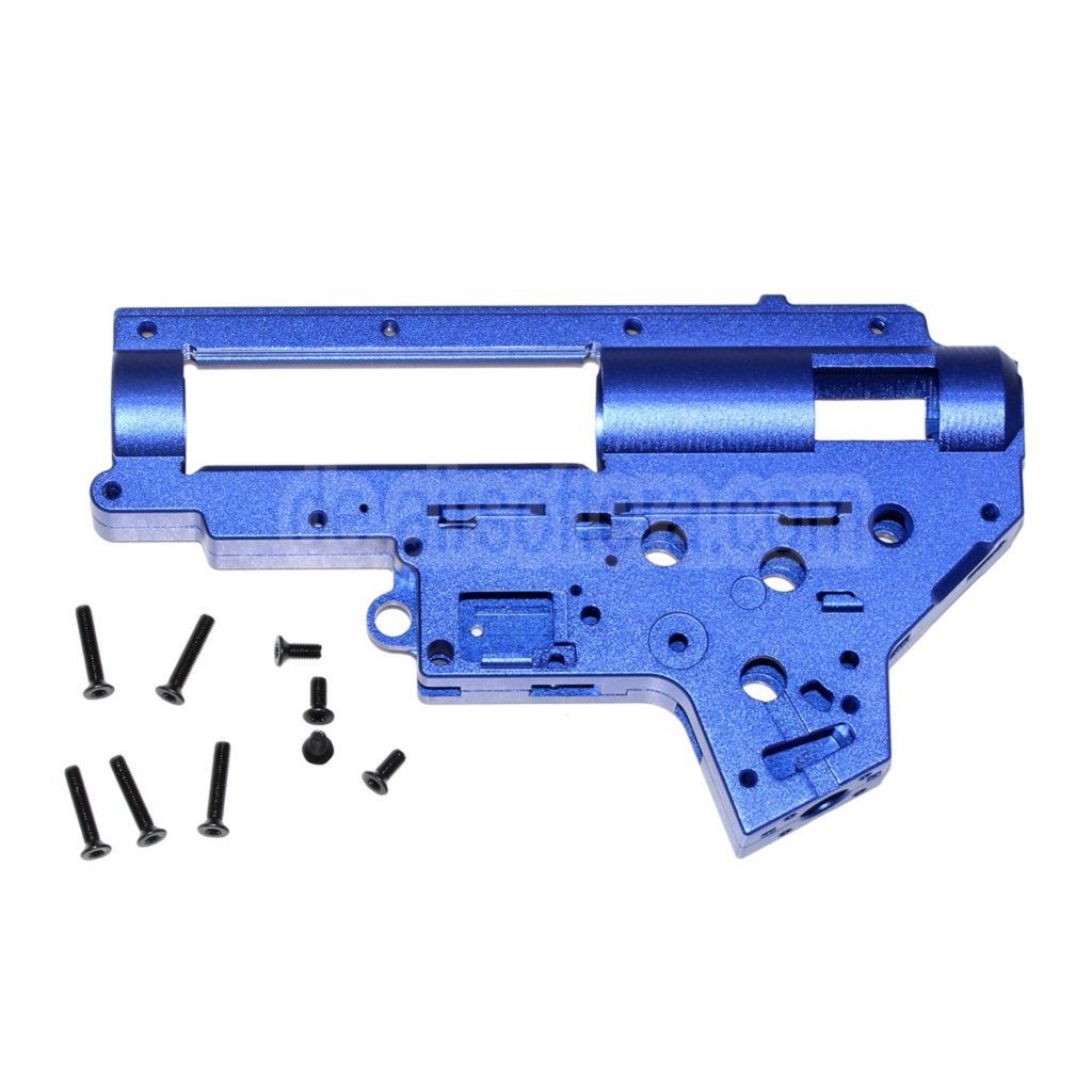 CYMA CNC Aluminum 8mm QD Getriebegehäuse Geeignet für CYMA Platinum Serie M4 QBS Serie AEG Gewehre Airsoft Blau