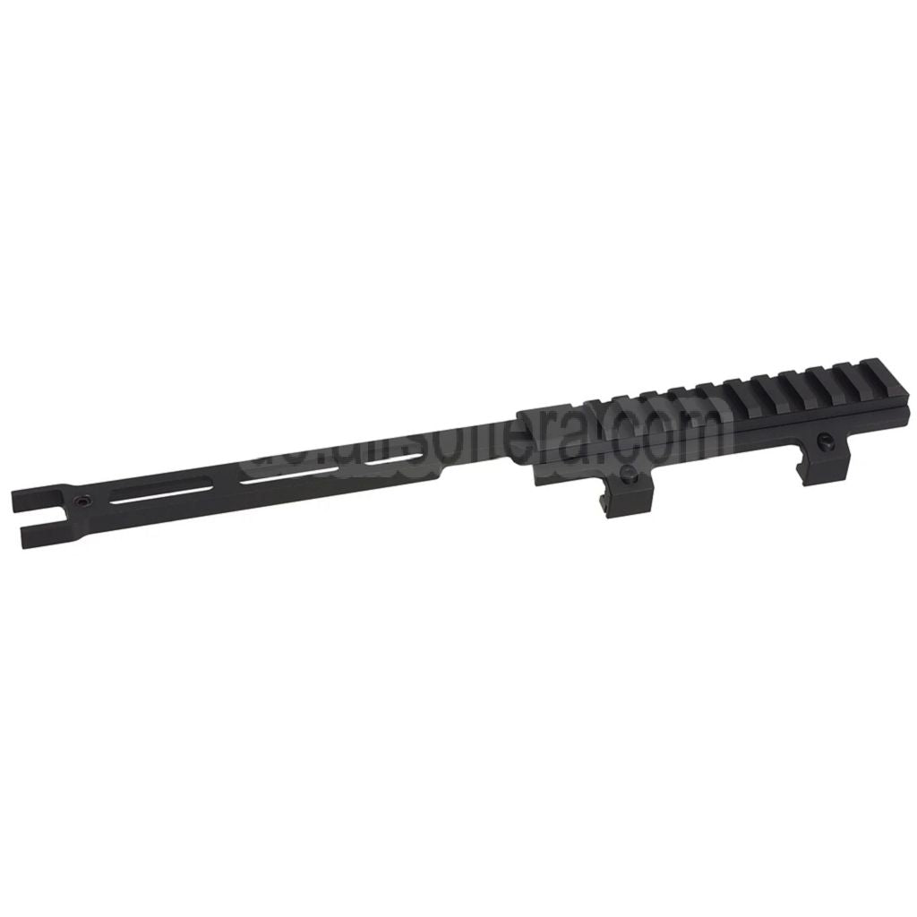 CYMA 295mm Erweiterte oberen Schiene Zielfernrohrhalterung Geeignet für CYMA Tokyo Marui MP5 Serie AEG Gewehre Airsoft Schwarz