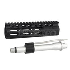 CYMA CGS Noveske SBR NSR7 (7 Zoll) M-Lok Handschutz Schienen System mit äußerer Lauf Geeignet für CYMA CGS AR M4 Tokyo Marui M4 MWS GBB Gewehre Airsoft