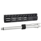 CYMA CGS Noveske N4 9.5 Zoll M-Lok Handschutz Schienen System mit äußerer Lauf Geeignet für CYMA CGS AR M4 Tokyo Marui M4 MWS GBB Gewehre Airsoft
