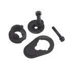 APS Metall klappbarer Gewehrschaftadapter Geeignet für APS PER EMG GBox M4 Serie GBB Gewehre Airsoft Schwarz
