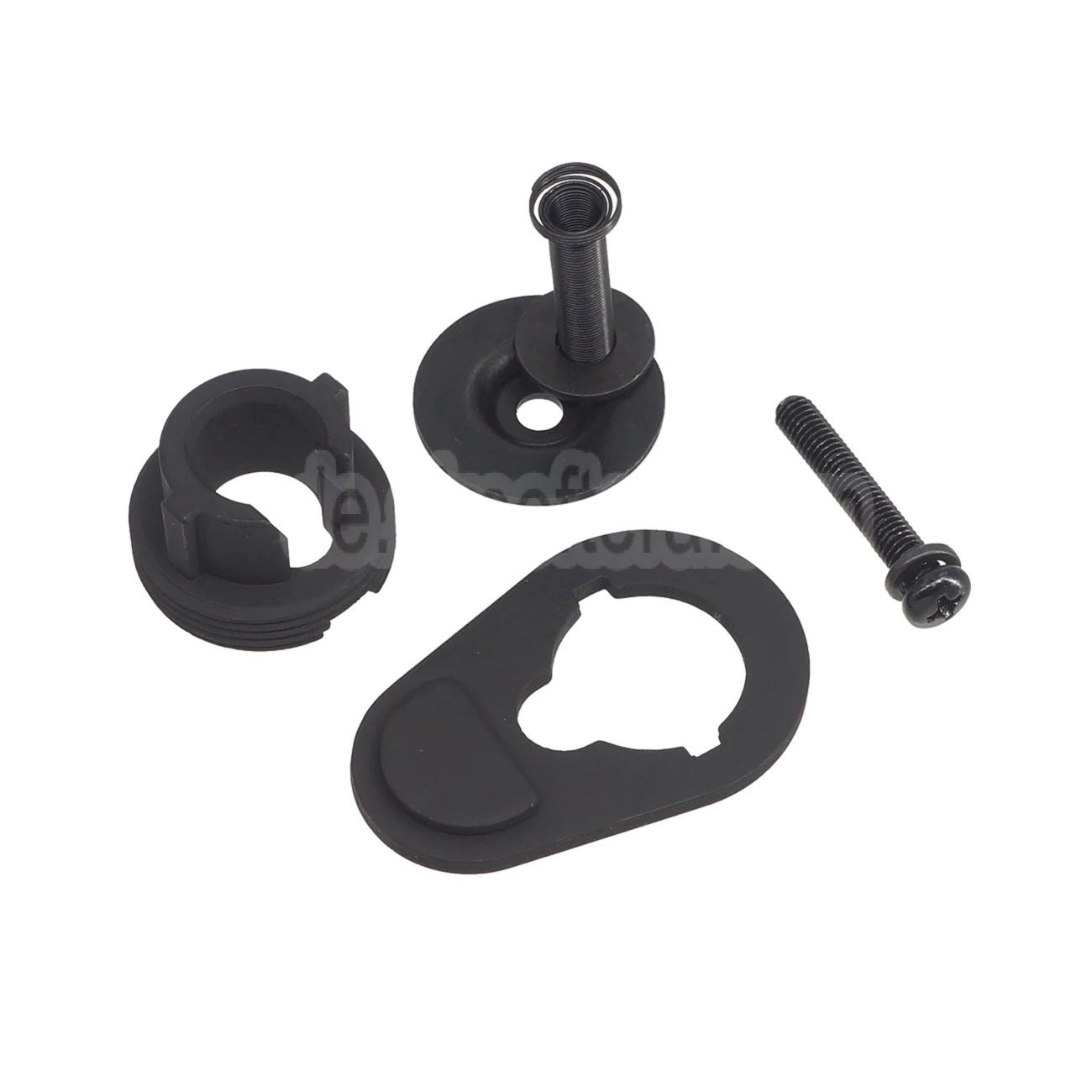 APS Metall klappbarer Gewehrschaftadapter Geeignet für APS PER EMG GBox M4 Serie GBB Gewehre Airsoft Schwarz