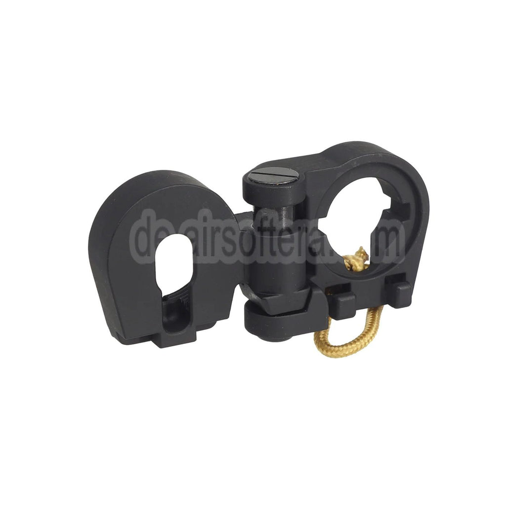 APS Metall Klappbarer Schaftadapter Geeignet für APS Tokyo Marui M4 Serie AEG Gewehre Airsoft Schwarz