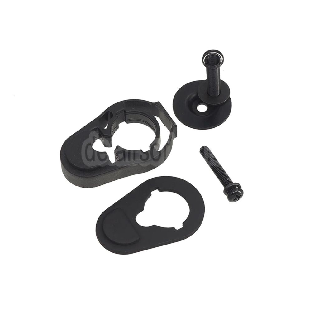 APS Metall Klappbarer Schaftadapter Geeignet für APS Tokyo Marui M4 Serie AEG Gewehre Airsoft Schwarz