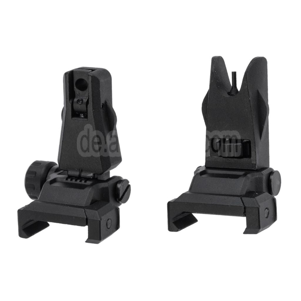 APS New Hawk Hochklappen Korn Kimme Geeignet für 20mm 1913 Picatinny Schiene M4 M16 AEG Gewehre Airsoft