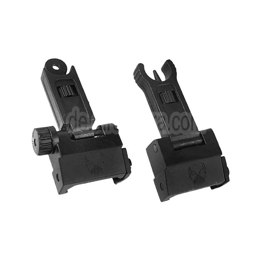 APS New Phantom Hochklappen Korn Kimme Geeignet für 20mm 1913 Picatinny Schiene M4 M16 AEG Gewehre Airsoft