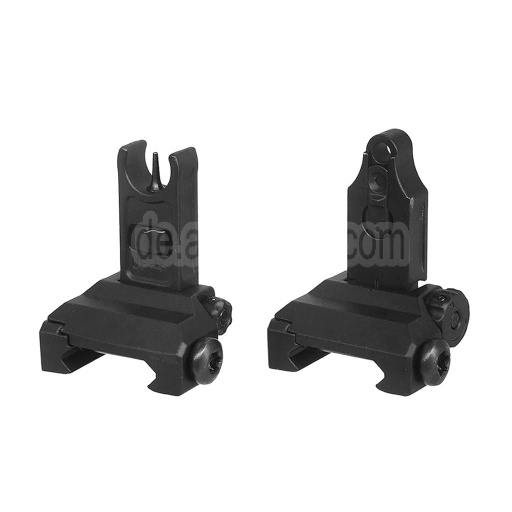 CYMA Metall Spikes Hochklappen Korn Kimme Geeignet für 20mm 1913 Picatinny Schiene M4 M16 AEG Gewehre Airsoft