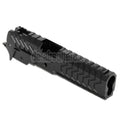 5KU CNC Aluminium Matrix Stil Schlitten Mittlerer Rahmen Set Geeignet für Tokyo Marui Hi-Capa Serie GBB Pistolen Airsoft