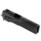 5KU CNC Aluminium Matrix Stil Schlitten Mittlerer Rahmen Set Geeignet für Tokyo Marui Hi-Capa Serie GBB Pistolen Airsoft