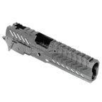 5KU CNC Aluminium Matrix Stil Schlitten Mittlerer Rahmen Set Geeignet für Tokyo Marui Hi-Capa Serie GBB Pistolen Airsoft