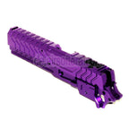 5KU CNC Aluminium Matrix Stil Schlitten Mittlerer Rahmen Set Geeignet für Tokyo Marui Hi-Capa Serie GBB Pistolen Airsoft