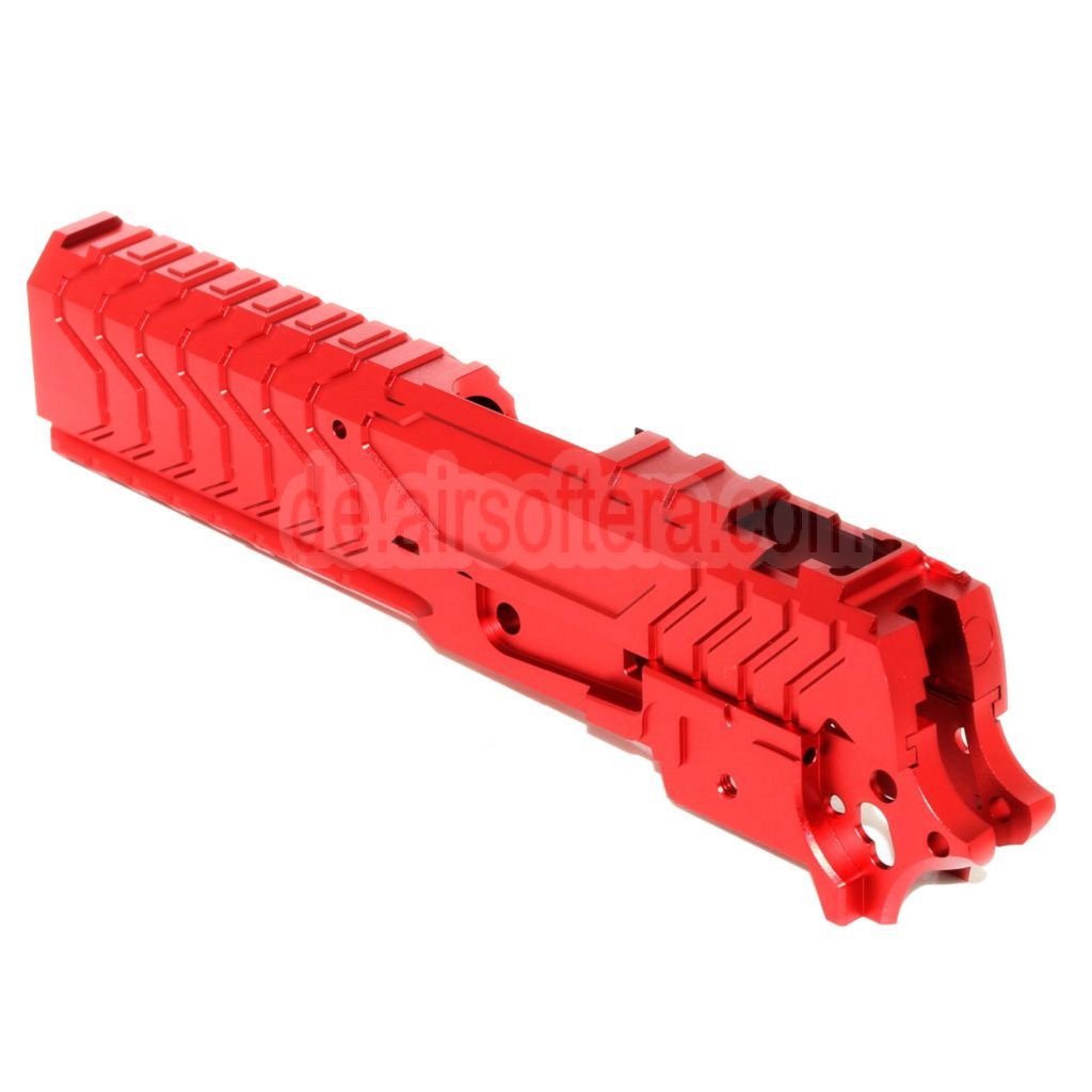 5KU CNC Aluminium Matrix Stil Schlitten Mittlerer Rahmen Set Geeignet für Tokyo Marui Hi-Capa Serie GBB Pistolen Airsoft